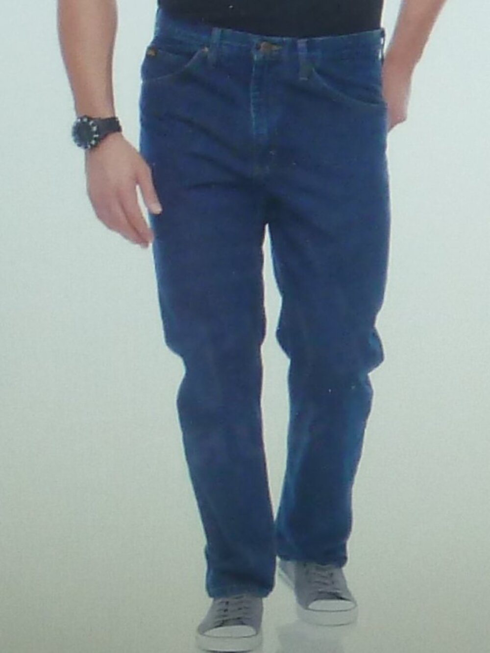 Lee Mens REGULAR FIT STRAIGHT LEG Jeans ORION BLUE 40X32